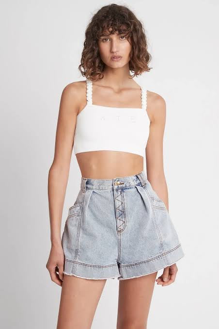 Livadi Braided Crop (white)- Aje