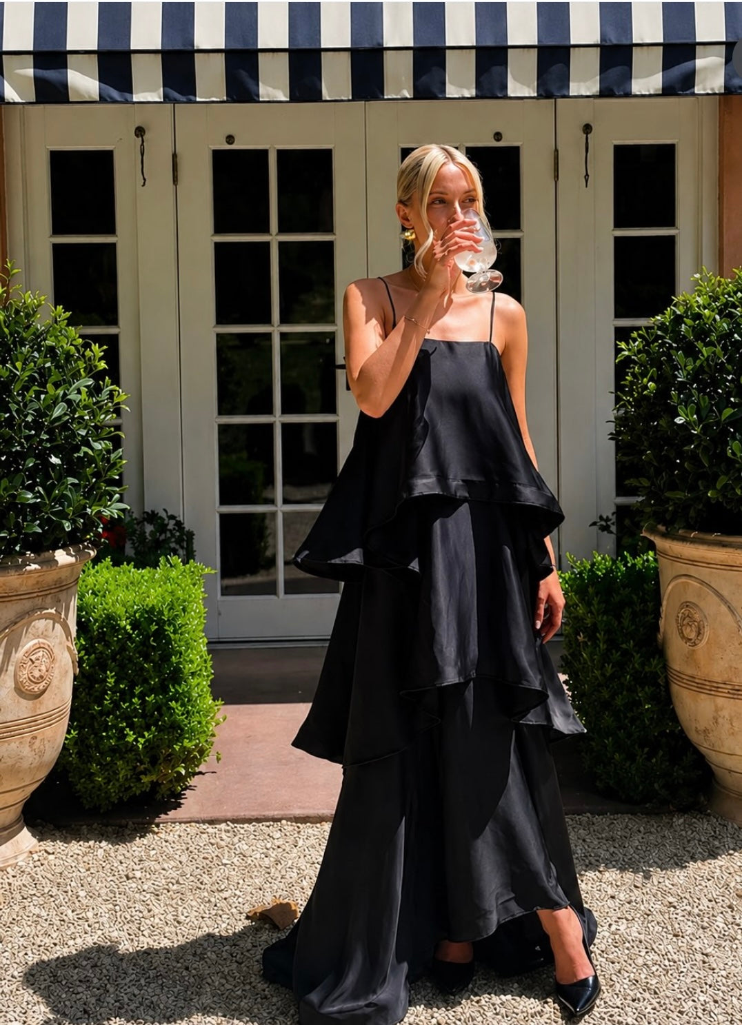 *Tilly Maxi- Elliat (Black- Size XS)