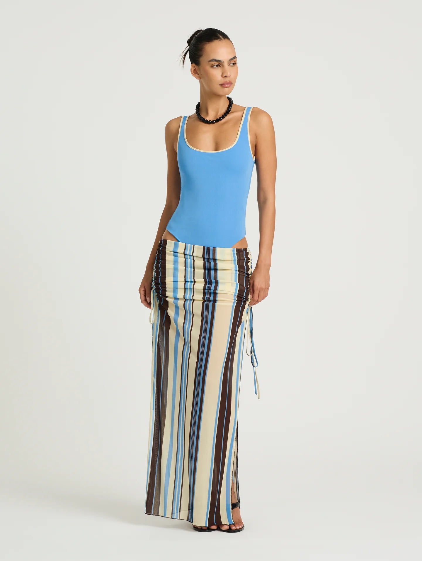 *Alya Skirt (ocean stripe)- Benni