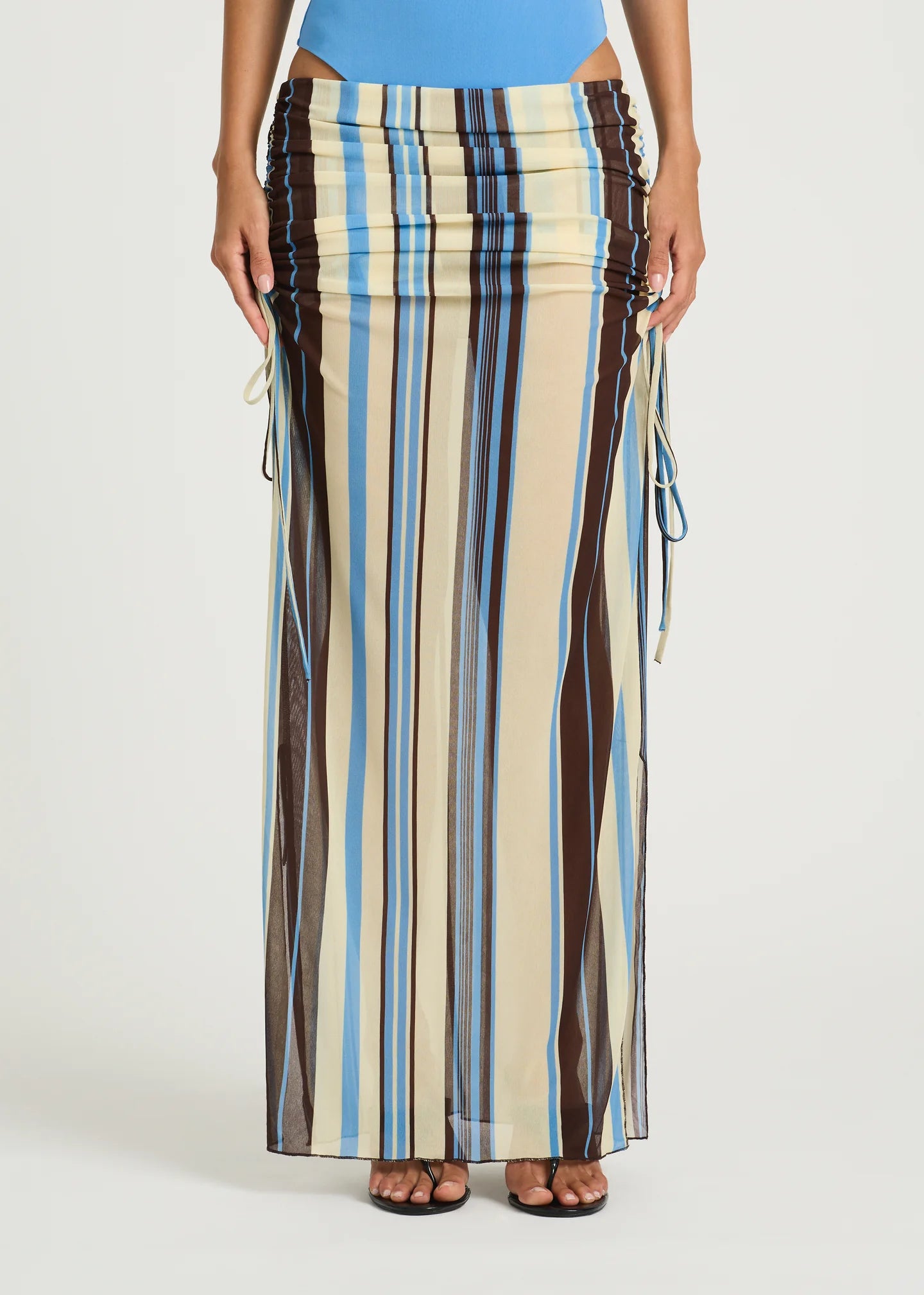 *Alya Skirt (ocean stripe)- Benni