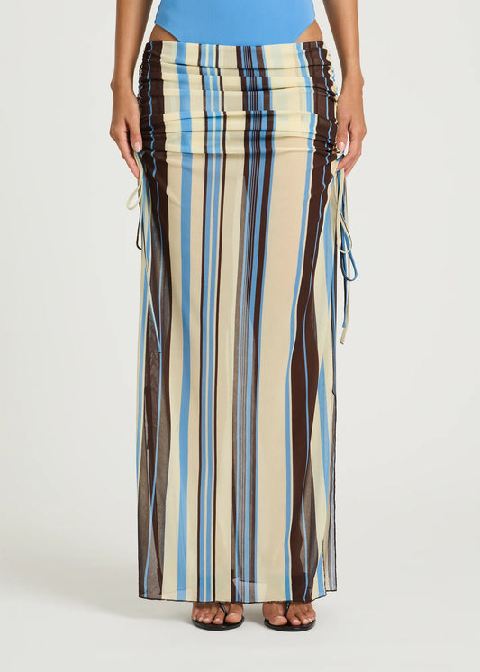 *Alya Skirt (ocean stripe)- Benni