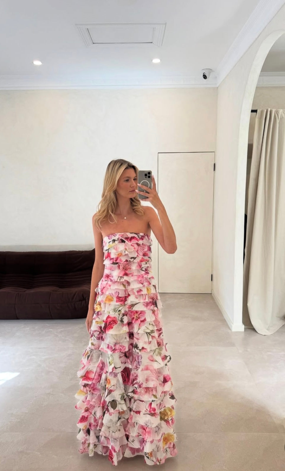 Fleur Pleated Gown- Aje