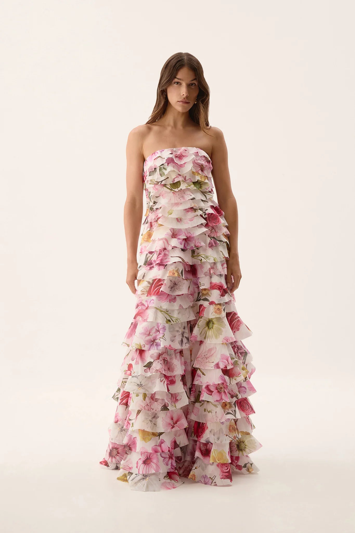 Fleur Pleated Gown- Aje